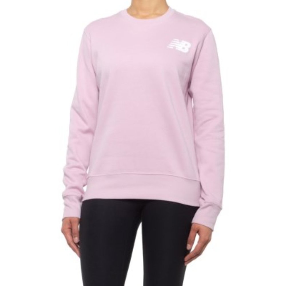 New Balance Oxygen Pink Core Fleece Sweatshirt